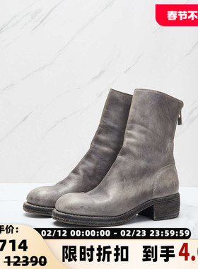 【断码】GUIDI 春夏潮流都市788z女士粗跟切尔西短靴301596