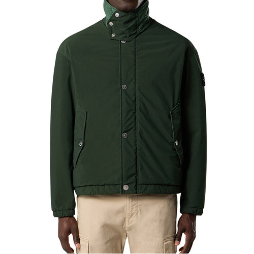 STONE ISLAND 男士经典徽章工装风夹棉夹克外套银泰百货 301574