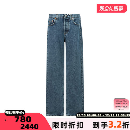 SportyRich直筒休闲百搭牛仔裤