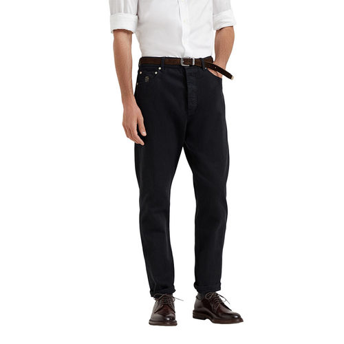 BC/BRUNELLO CUCINELLI 男士直筒休闲牛仔裤银泰301604