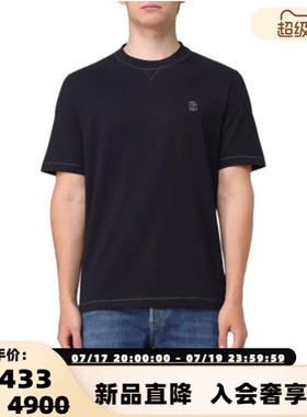 BC BRUNELLO CUCINELLI 26春夏男士纯棉短袖圆领T恤银泰301574