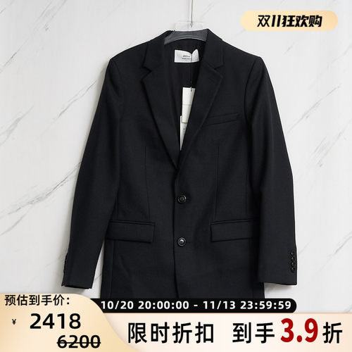 早秋款男士羊毛经典极简西服