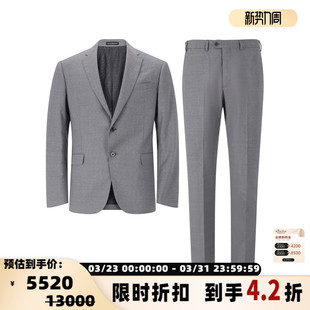 银泰百货 Emporio 两粒单排扣西服套装 男士 300095 Armani阿玛尼