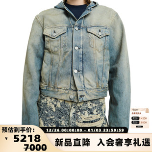 男士 新款 连帽牛仔外套 水洗产品 301574 ACNE 银泰百货 STUDIOS