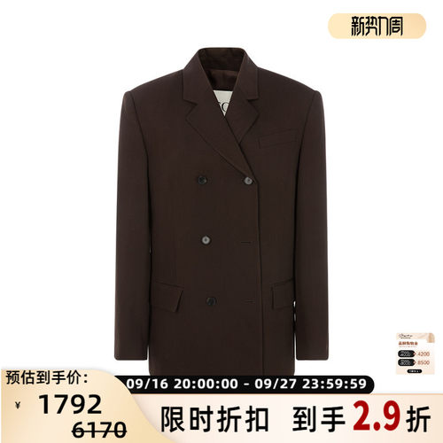 RECTO休闲时髦双排扣长袖上衣