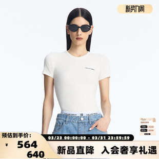 BACK 上衣 SS夏季 女士露背圆领T恤短袖 301363 新款 CALLED