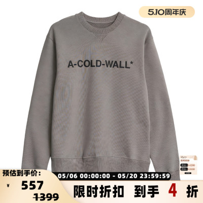 A COLD WALL中性字母印花圆领卫衣宽松潮流套头衫银泰百货 301596