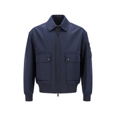 男士 Hugo Boss雨果博斯 可拆卸门襟夹棉飞行员夹克棉服银泰300095