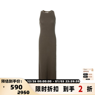 春季 ST.AGNI 棉质简约气质修身 女士针织无袖 连衣裙 长款 折扣