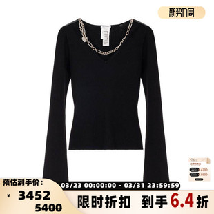 女士黑色修身 ACNE 新款 春季 针织上衣银泰百货精品301574 STUDIOS