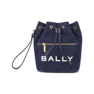 Bally巴利 300095 秋冬女士水桶包帆布包手提包腕包银泰百货