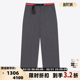 银泰 GIVENCHY 扣带拉链通勤简约宽松直筒休闲裤 男士 301604 新款