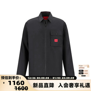 Boss雨果博斯 休闲夹克银泰 男士 式 300095 HUGO系列拉链衬衫 Hugo