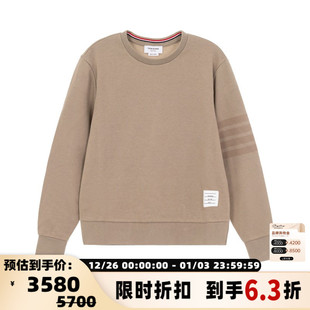 套头圆领卫衣银泰百货精品 THOM 男士 2025春秋新款 301574 BROWNE