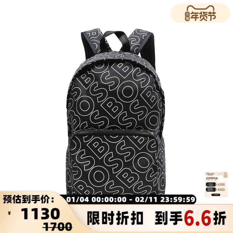 Hugo Boss雨果博斯 男士徽标印花双肩包背包银泰百货 300095,箱包皮具/热销女包/男包,双肩背包,淘宝优惠券,粉丝福利购,淘宝优惠卷