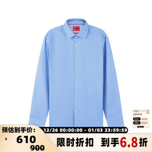 HUGO系列修身 版 长袖 Hugo 银泰百货 男士 衬衫 300095 Boss雨果博斯
