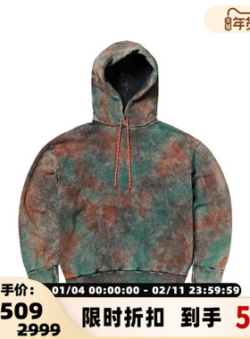 ARIES 经典舒适男士棉质彩色连帽卫衣银泰百货 301574