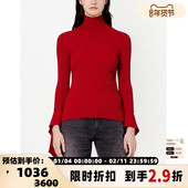 Paris 秋冬款 女士纯色高领针织衫 Ami 银泰百货精品 301596