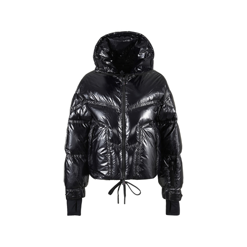 Moncler盟可睐 女士GRENOBLE系列宽松短款鹅绒羽绒服银泰 300095