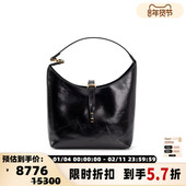 CHLOE 301574 腋下包银泰百货精品 女士黑色牛皮革材质经典 时尚