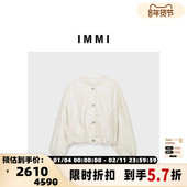 IMMI 设计师品牌秋冬女士蛋白PU羽绒夹克300124