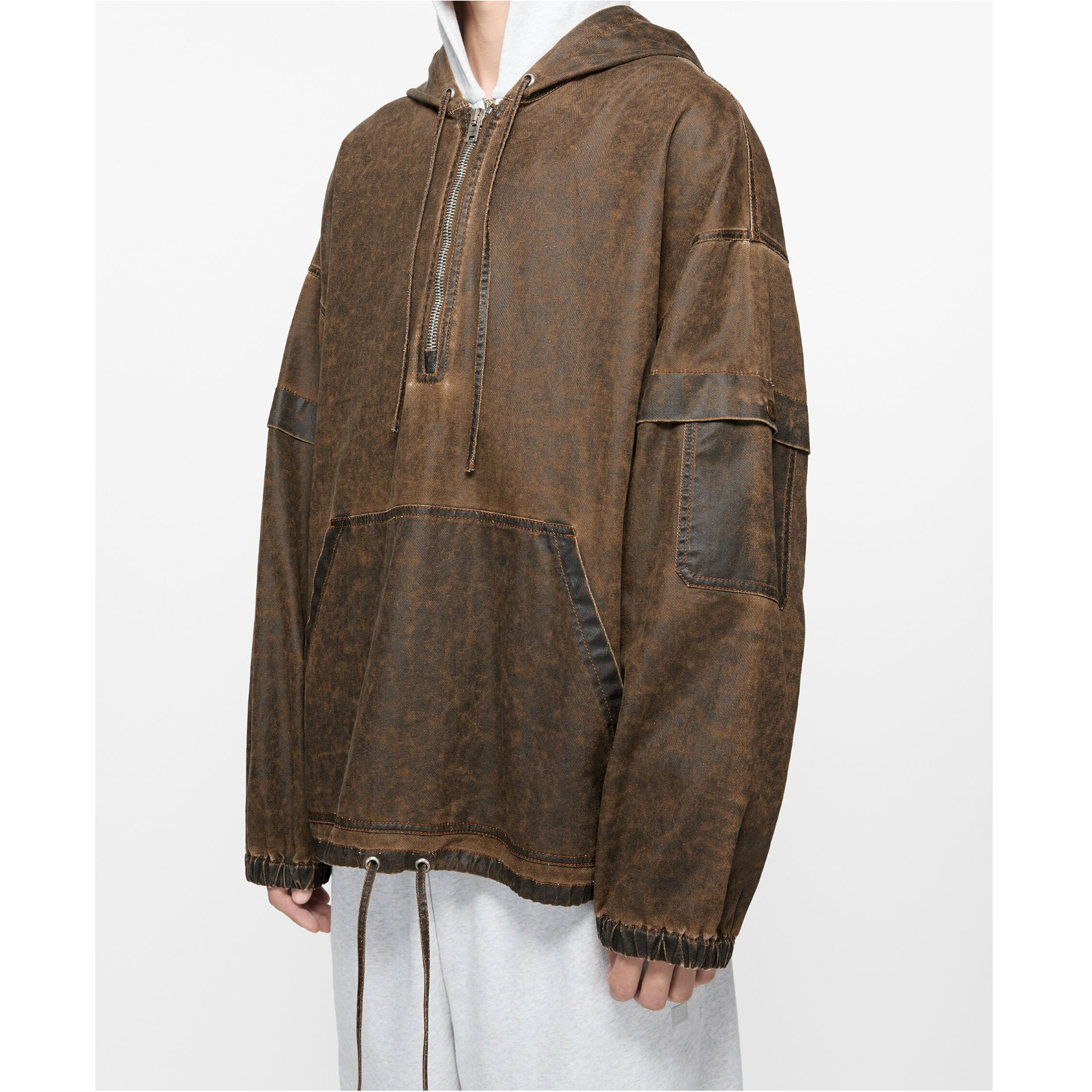 ACNE STUDIOS 潮流都市男士连帽长袖套头卫衣银泰百货 301574