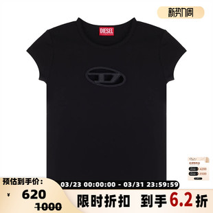 T恤上衣银泰百货 女士LOGO标印花圆领短袖 301574 春夏新款 DIESEL