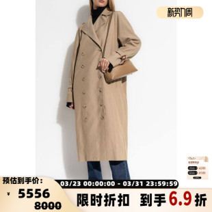 风衣银泰百货 TOTEME 双排扣中长款 经典 301574 春秋女士时尚