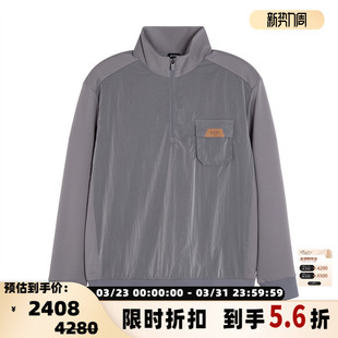 立领半拉链套头上衣银泰百货 HUGO 男士 秋冬新款 301574 BOSS