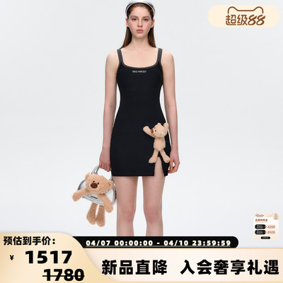 13DE MARZO 女士吊带修身连衣裙高级感气质显瘦短裙 300178