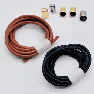 车线pu圆皮牛皮绳子包带辅料 布棉草包手工编织包提手腰带绳子DIY