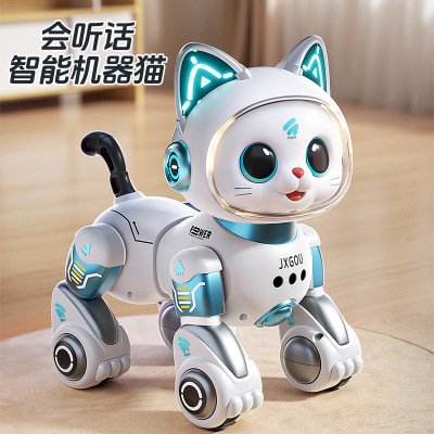 智能编程遥控电动猫玩具1-3岁