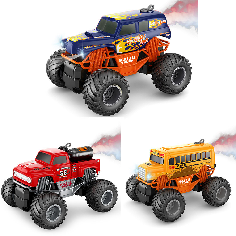 spray remote control car ricochet pickup truck school bus车