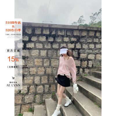 OTee韩系高腰西装半身裙女夏季