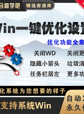 windows系统实用一键快捷优化设置工具关闭DW更新防火墙工具优化