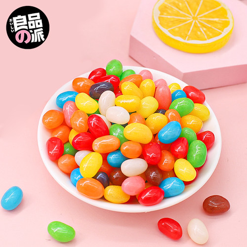 良品の派石头软糖8090后怀旧酸奶味糖果西瓜泡泡糖彩色石头糖500g