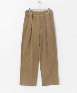 IENA 高腰阔腿灯芯绒百搭条绒休闲裤 日单2025秋冬季 新款