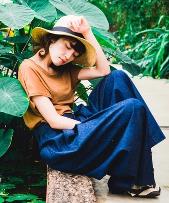 高腰RNA百搭百搭休闲长裤