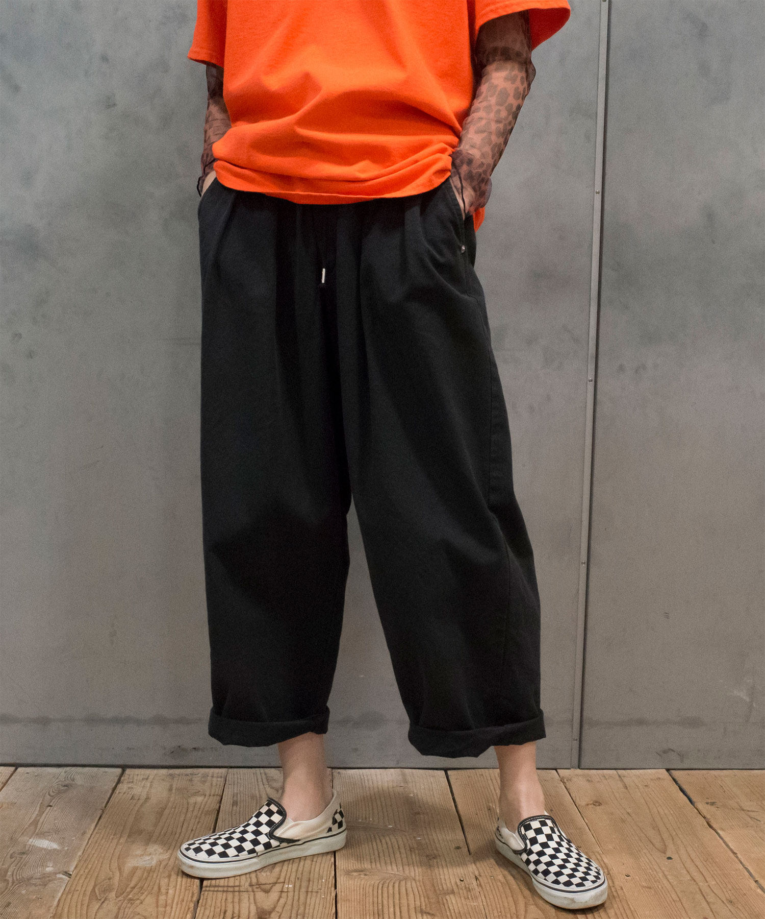 高腰工装裤宽松百搭休闲