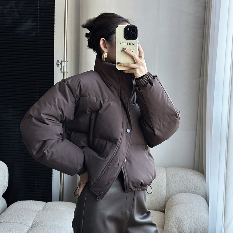肯豆短款羽绒服90白鸭绒90白鸭绒