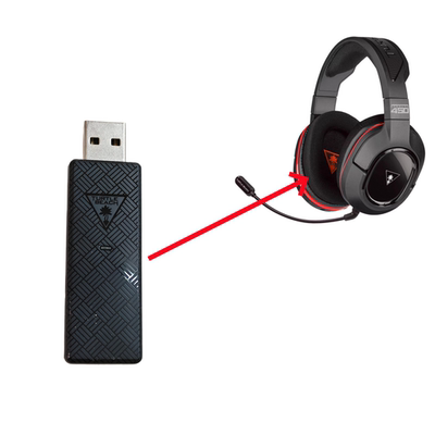Turtle Beach 乌龟海岸Stealth 450TX耳机接收器适配器耳机配件