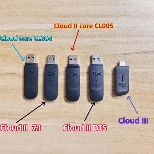 HyperX极度未知战斧cloud core飓风二代三代cloud III耳机接收器
