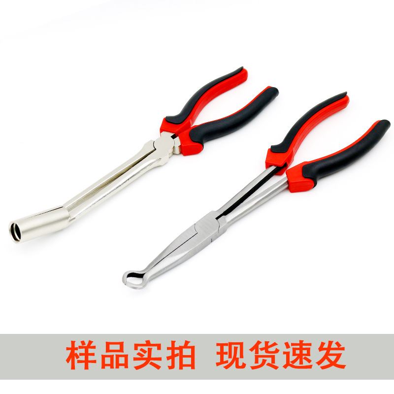 供应汽车套筒式高压线钳圆口式高压线钳火花塞拔线钳 高压钢线钳