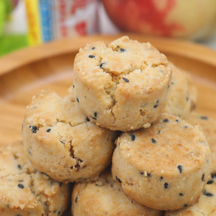 杭州特产塘栖糕点法根食品宫廷桃酥一口酥老式手工小桃酥净素素食