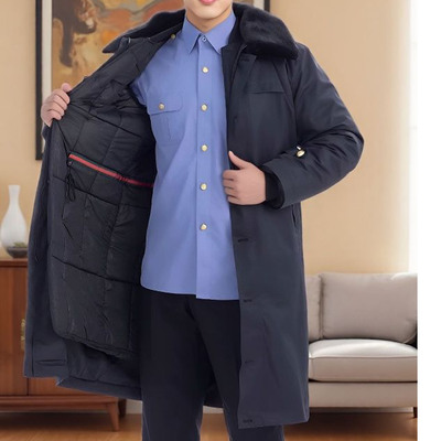 铁路防寒服火车乘务员冬季棉大衣