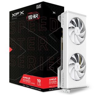 讯景(XFX)AMD RX6750gre 10g 黑狼/雪狼 游戏设计AI台式机显卡