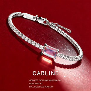 925银HEFANG破碎星云手链女陈都灵同款 何方微醺流星手饰生日礼物