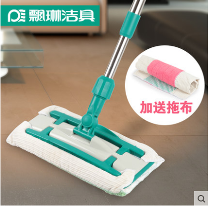 飘琳正品 旋转夹毛巾 微纤维平板拖把 木地板拖把 包邮