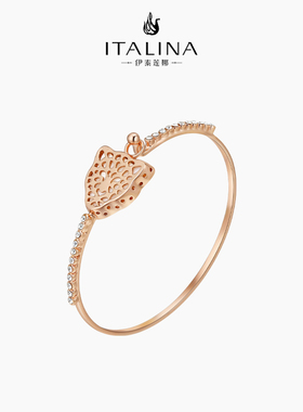 小众设计豹子手镯伊泰莲娜手链女