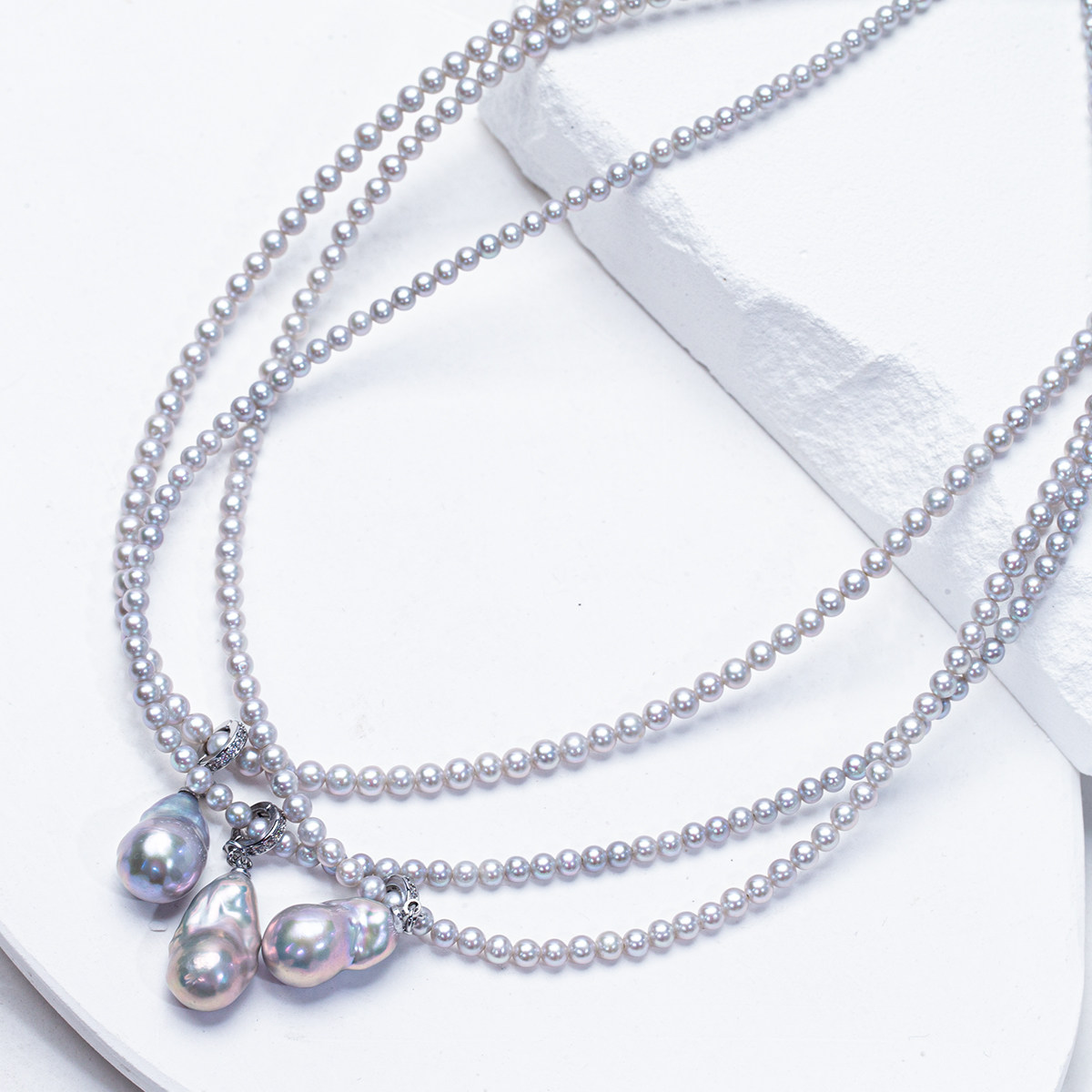 【新·卷王之王】天然淡水真多麻色项链配巴洛克吊坠,珠宝/钻石/翡翠,颈饰,淘宝优惠券,粉丝福利购,淘宝优惠卷